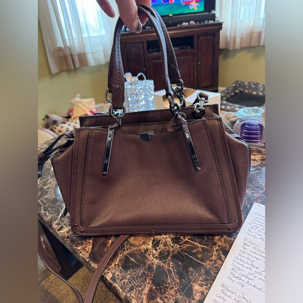 Coach Dreamer Satchel in Oxblood